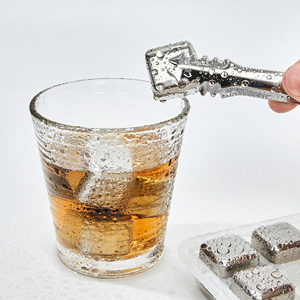Chất Lượng Cao Làm Mát Đá Whiskey Thép Không Gỉ <span class=keywords><strong>Ice</strong></span> <span class=keywords><strong>Cube</strong></span> Cho Cola Rượu Vang Đồ Uống - Product Image 4