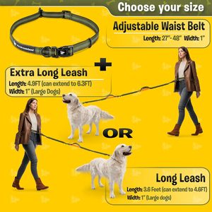 2025 Bestseller Taktische Hundeleine und Halsband mit Autosicherheitsgurt - für Wandern & Sicherheitstraining - Product Image 4