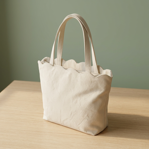 Bolsas de Tela de Algodón con Logotipo Personalizado al por Mayor, Bolsas de Compras Ecológicas Reutilizables, Hechas en India - Product Image 1
