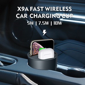 4 in 1 Auto Tazza di Carica Senza Fili per il Telefono & Airpods e 2 di Uscita USB - Product Image 2