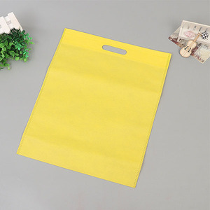 Vente directe usine – Sac non tissé D-Cut 40 g/m² de haute qualité – Sac de transport en tissu non tissé D-Cut blanc - Product Image 2