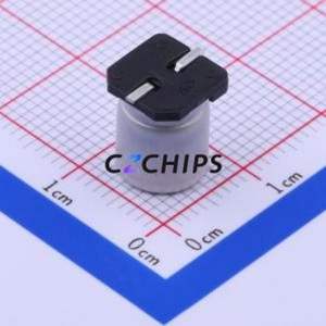 Condensateur électrolytique en aluminium SMD UCW1H101MNL1GS, SMD, D8xL10mm 100uF 20% 50V 175mA-120Hz - Product Image 2