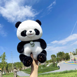Animal de peluche personalizado, simulación de ojos grandes, oso panda, juguetes de peluche, oso panda de peluche suave - Product Image 5