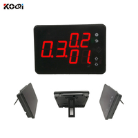 Système d'appel sans fil pour serveurs 433,92 MHz, sonnette d'appel de table pour restaurant, buzzer, pager, café, bar, hôtel, service OEM ODM, portée 100 m, garantie 1 an