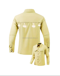 Ropa de Pesca de Talla Grande, de Spandex y Poliéster, Estampada, Transpirable, Impermeable, Resistente al Viento, Antibacteriana, de Secado Rápido, Anti-UV, Tela de 220g - Product Image 1