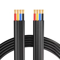 OEM Factory 3 4 5 Adern 1, 5 mm2 2, 5 mm2 4mm 6 mm2 8 mm2 10 mm2 16 mm2 25 mm2 35 mm2 PVC-isoliertes elektrisches Tauchpumpen kabel