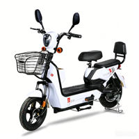 Bicicleta Eléctrica Urbana LY-S25 de Producción Masiva a Precio Económico, Resistente a Impactos, con Respaldo Confortable, Faro LED de Alta Luminosidad y Canasta Metálica Antioxidante