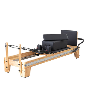 Wavar Full Track Bois Pilates Réformateur Studio Usage Professionnel Pilates Réformateurs Bois De Chêne Équipement De Fitness Pilates Réformateur - Product Image 6