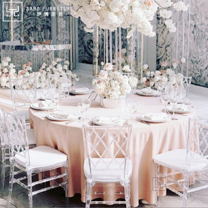 Sillas Transparentes <span class=keywords><strong>de</strong></span> PC con Diseño Especial para Restaurante y Bodas, Sillas Desmontables <span class=keywords><strong>de</strong></span> Alta Calidad para Eventos y Fiestas en Hoteles - Product Image 2