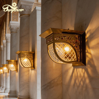 Lampe murale LED islamique arabe en verre sur mesure pour la décoration du Ramadan, pour mosquée, palais, hôtel, couloir