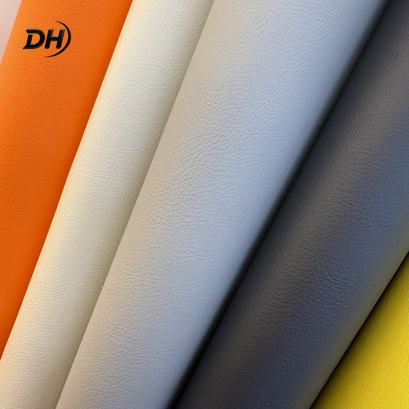 Manufacturer Microfiber Faux Leather Custom Texture Synthetic Leather for Casual Shoe Upper