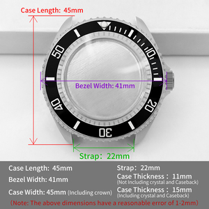 Skx cổ điển Matte Bạc trường hợp đồng hồ 3 O 'đồng hồ cho skx007 009 thép phù hợp với nh35 nh36 phong trào chương Vòng Bezel chèn Mod các bộ phận - Product Image 3