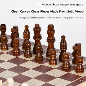 34cm大型磁気折りたたみチェスセット 携帯用ボードゲーム 教育戦略玩具 子供 大人 CE CPC UKCA安全認証 ギフト包装 - Product Image 4