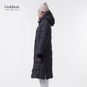 Manteau long épais et tendance de style canadien, veste en duvet d'oie pour femmes - Product Image 4