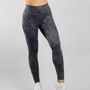 Mallas de Yoga sin límite para mujer, Leggings negros, para gimnasio, Fitness, 2021