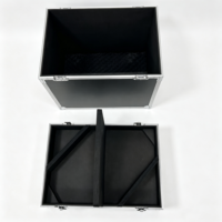 Boîte de transport empilable OEM de haute qualité pour 2 enceintes DB Technologies FMX15 avec 4 roues et rainures pour une protection optimale
