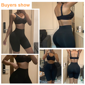 Pour les clients professionnels HEXIN PROMO EXCEPTIONNELLE Culottes gainantes pour femmes, effet rehausseur de <span class=keywords><strong>fesses</strong></span>, contrôle du ventre, amincissantes, type short - Product Image 4