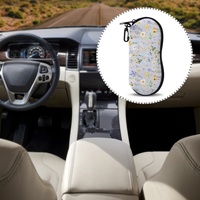 Étui à lunettes à imprimé floral, coque rigide, porte-lunettes de protection, boîte de rangement portable pour lunettes de soleil