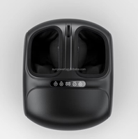 Masseur de pieds électrique à pétrissage profond Shiatsu avec télécommande sans fil, compression d'air et chaleur apaisante pour la relaxation à domicile et au bureau