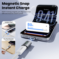 Adaptateur USB C magnétique Toocki 240W USB 4.0 Charge rapide Connecteur Type C pour ordinateur portable Téléphone Tablette