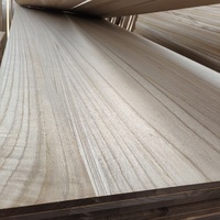 Planches de bois massif en Paulownia de couleur naturelle de qualité supérieure, collées sur le bords, 25 mm, 28 mm, 20 mm, 18 mm, 1220x2440 mm