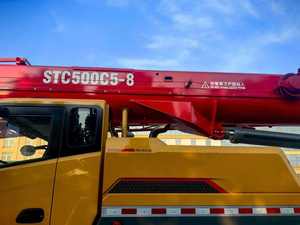 رافعة تلسكوبية STC500E بطول 55.8 متر لتركيب توربينات الرياح والمباني سابقة الصب والمصانع الصناعية الثقيلة - Product Image 6