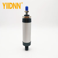Airtac-minicilindro neumático, cilindro de aire de aleación de aluminio, doble acción, diámetro de 16mm, 25-300mm, serie MAL
