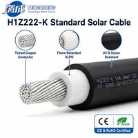 Cable de Batería para Energía Solar, Cable Solar TUV CE EN 50618 de 1500V H1Z2Z2-K 50A, Cable Conector Solar de 1500V