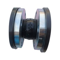 Raccord d'expansion à soufflet en caoutchouc EPDM à sphère unique en acier au carbone avec surface peinte PN10/PN16/PN25