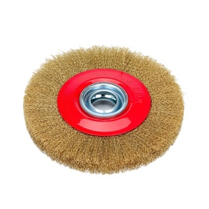 DELUN Industrial Brass <strong>Wire</strong> <strong>Brush</strong> Crimped Stainless Steel <strong>Wire</strong> Wheel <strong>Rotary</strong> Drill Deburring Cleaning <strong>Brush</strong> OEM - Product Image 5