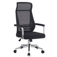 Chaise de jeu économique à dossier haut, ergonomique, en maille, pour bureau, chaise de direction pivotante et réglable