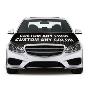 Promotional Outdoor Car Hood Cover <b>Flag</b> Custom Size 100% Polyester Elastic Engine Hood Rearview Mirror Car Cover <b>Flag</b> Fit - Product Image 6