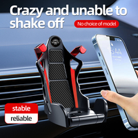 Universele JDM mobiele telefoonhouder 360 graden rotatie voor auto ventilatieopening creatieve racestoel telefoonhouder beugel