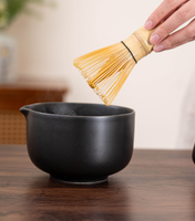 Autocollants personnalisés avec logo pour emballage, kits de thé matcha de remplacement, bol à matcha Chawan, kit japonais pour faire du matcha personnalisé