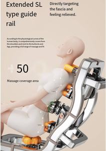Fauteuil de massage électrique de luxe à gravité zéro 3D 4D 8D avec rail SL, lit de massage vibrant intelligent à 8 rouleaux pour salon - Product Image 2