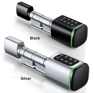 فيانز 5 طرق فتح تويا TT التطبيق بصمة الأصبع كلمة مرور بطاقة RFID IC قفل الباب مفتاح ميكانيكي اسطوانة ذكية قابلة للتعديل - Product Image 1