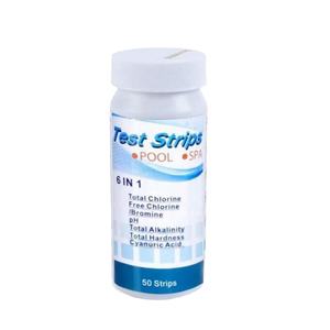 Kit de prueba de W-6 para piscina, tiras de prueba de agua para limpieza de SPA, 50 tiras, <span class=keywords><strong>descuento</strong></span> de verano - Product Image 2