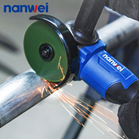 Meuleuse d'angle NANWEI 115 mm 125 mm 9800 tr/min avec moteur sans balais 21V