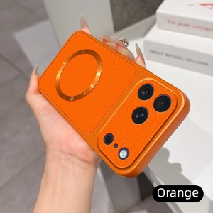 Luxury Magnetic Soft <strong>Touch</strong> PU Leather Phone Case iPhone 17 Pro MAX 16 15 14 13 12 11 Pro MAX Shockproof Frame <strong>Protective</strong> Case - Product Image 4