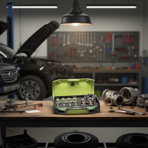 FG 625TX S9B <b>Socket</b> Set 9 Piece Metric Automotive Repair Tool Kit - Product Image 3