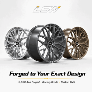 LS8002 Silver Forged Alloy Car <b>Wheel</b> Multi <b>Spoke</b> Passenger Vehicle Rim Custom 15 to 22 Inch for Upgrades - Product Image 5