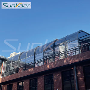 Diseño popular Proveedores de <span class=keywords><strong>vidrio</strong></span> de aluminio retráctil al aire libre sol gazebo sunroom patio recinto <span class=keywords><strong>terraza</strong></span> cubierta Casas Extensión - Product Image 2