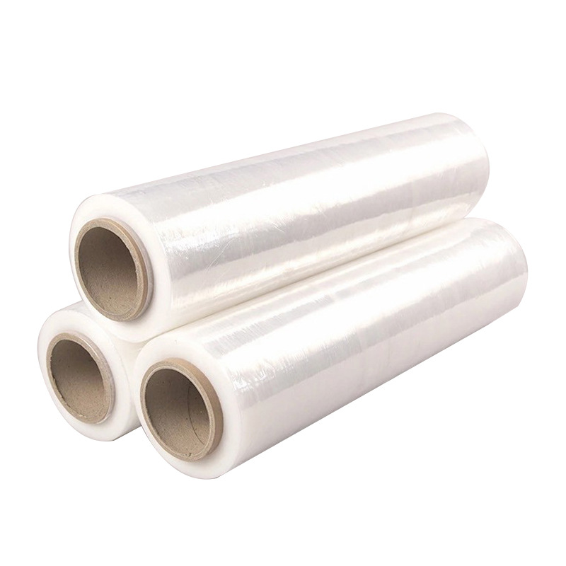 50cm Wide Agriculture Self-Adhesive PE Transparent Stretch Film >250MPa Tensile Strength Wholesale Stretch Wrapping Film