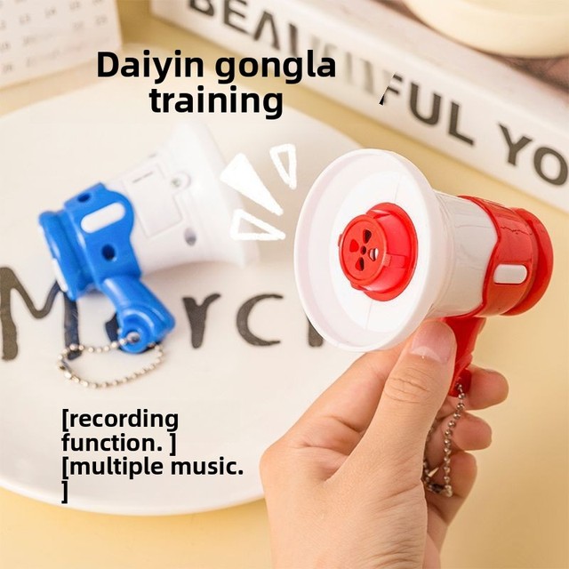 Best-selling Mini Speaker Pendant, Handheld Loudspeaker, Multi-functional Recording Speaker, Children's Funny Toy