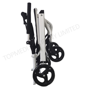 รถเข็นคนพิการแบบพกพา น้ำหนักเบา ขนาดกะทัดรัด สำหรับทางเดินแคบ ใช้บนเครื่องบินได้ ล้อเล็ก พร้อม MDR - Product Image 5