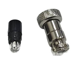 Prise aviation femelle Rs765gx12 2-7 broches GX12, alliage de zinc, nickelé, contact en cuivre phosphoreux, installation flottante - Product Image 1