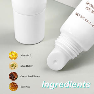 Custom all'ingrosso protezione solare impermeabile per la cura delle labbra Vegan vitamina E Shea burro <span class=keywords><strong>SPF</strong></span> <span class=keywords><strong>30</strong></span> labbra crema solare balsamo - Product Image 4