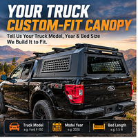 Capot rigide en aluminium pour pick-up, haute performance, pour équipement de camping et stockage commercial