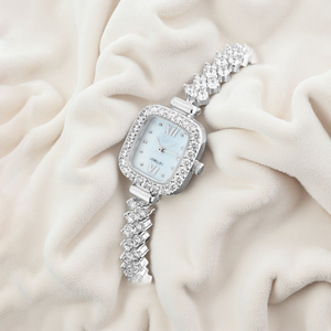 Reloj de Lujo ODM OEM con Logotipo Personalizado, Zirconia, Diamantes, Cuarzo, Caja de Latón, Esfera de Cristal Mineral, Resistente al Agua 3BAR, Estilo Ejecutivo y Elegante - Product Image 2