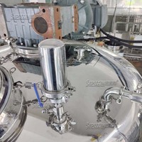Pour SIPUXIN prix usine haute pure agitateur 3000 L 3 couches homogénéisateur sous vide émulsifiant Machine cosmétiques équipement de mélange M